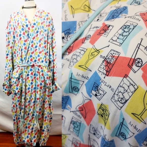 Nat Nast Other - Vintage Style Luxury Silk Martini Nat Nast Robe